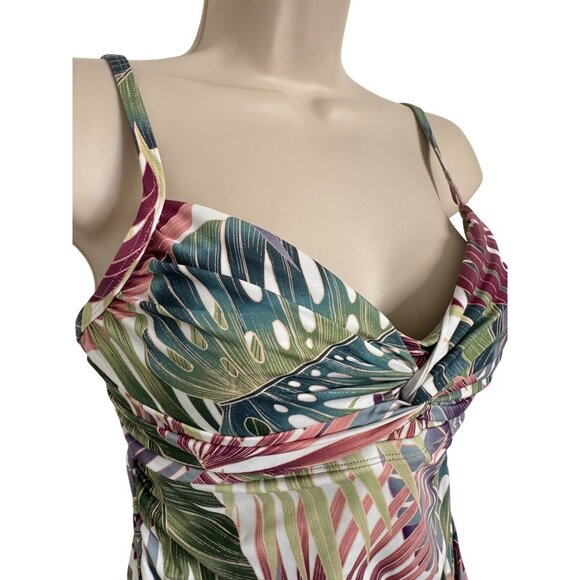 Bleu Rod Beattie Tankini Top Size 8 Underwire Padded NWT  $91 - Picture 2 of 9